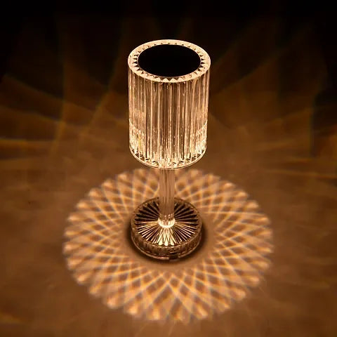 AuraGlow 16-Color Crystal Touch Lamp