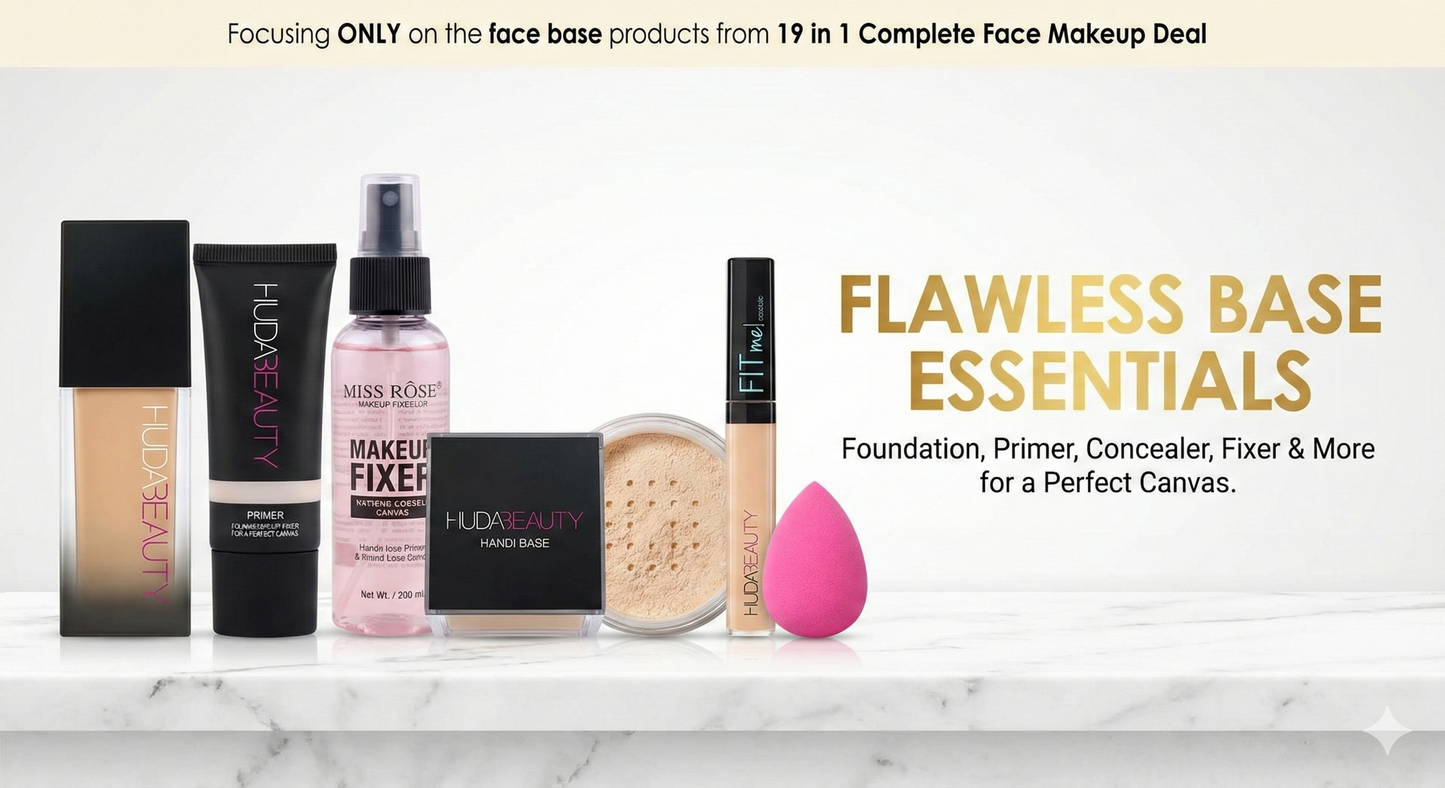 Ramzan Mubarak Special: Ultimate 19-in-1 Complete Face Makeup Glam Deal