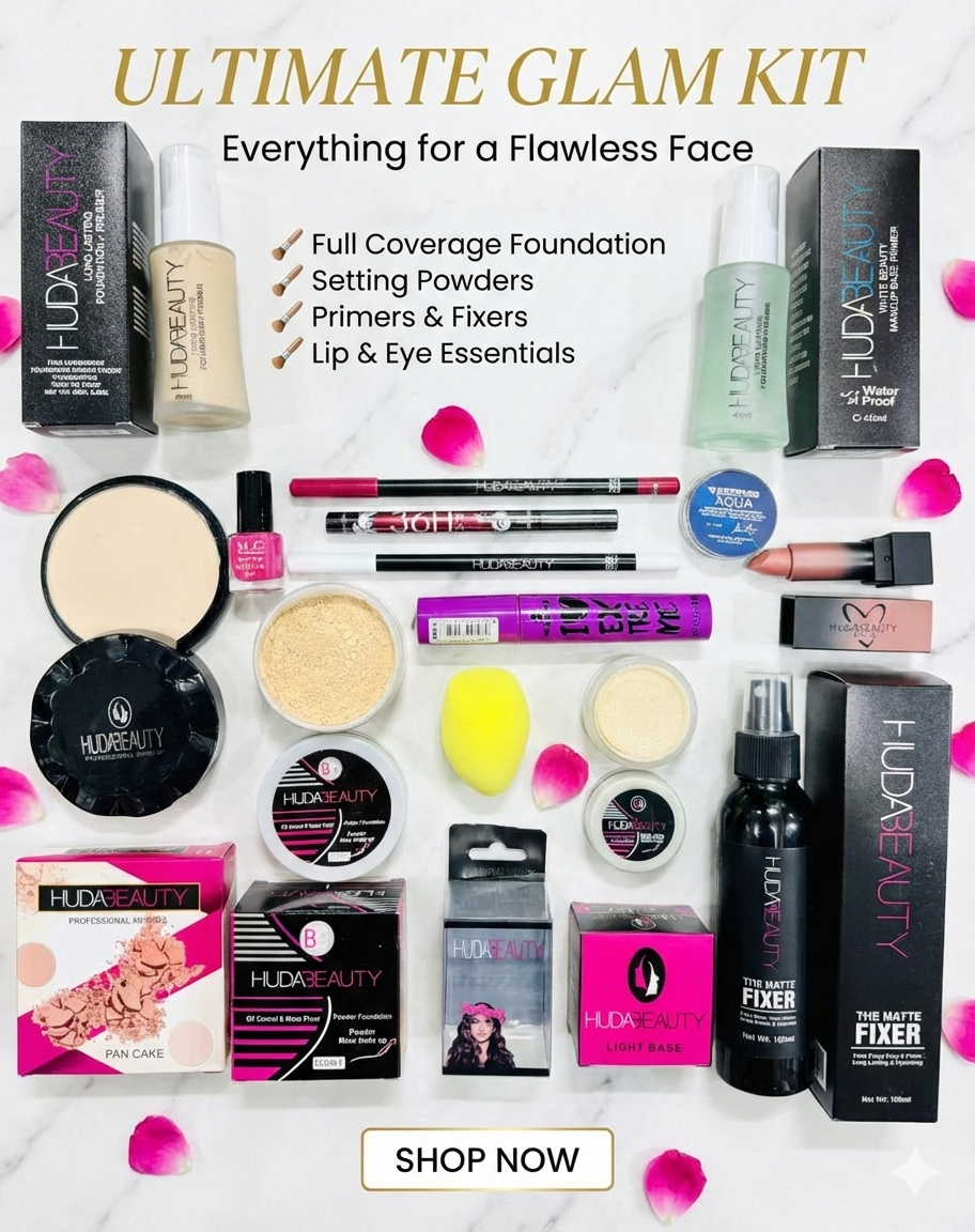 Ultimate 17-in-1 Professional Glamour Kit by HUDA BEAUTY: The Complete Beauty Solution